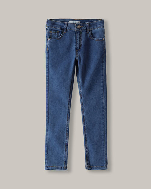 Jeans Skinny Azul Acero